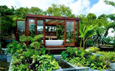 Luxusní zahrady inspirované tropickým rájem
